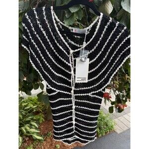 Missoni Black & White Knit Cardigan Jacket | IT 42 / US 6 NWT